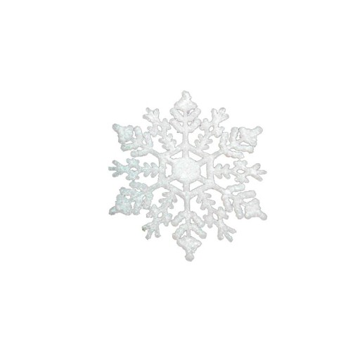Flocons de neige décoratifs 6 pcs