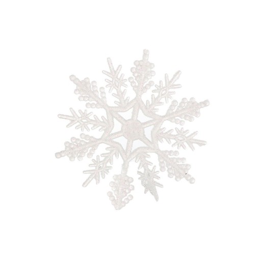 Flocons décoratifs 12 pcs
