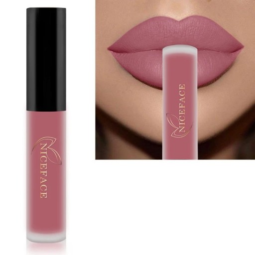 Fløjlsmat flydende læbestift med vandfast effekt Langtidsholdbar lipgloss Vandfast fløjlslæbestift