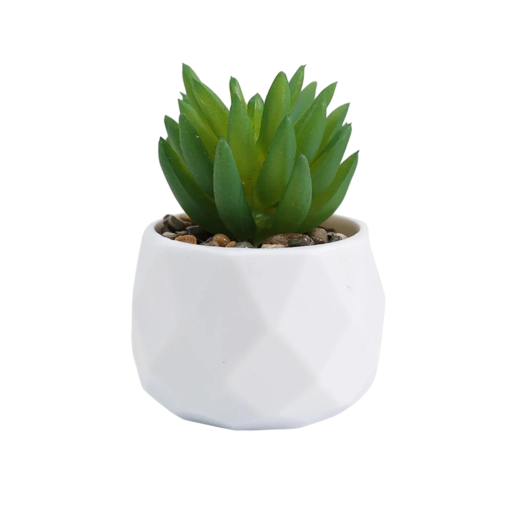 Flori artificiale suculente într-un ghiveci de plastic Decor verde pentru apartament Flori artificiale pentru interior Suculente realiste din plastic