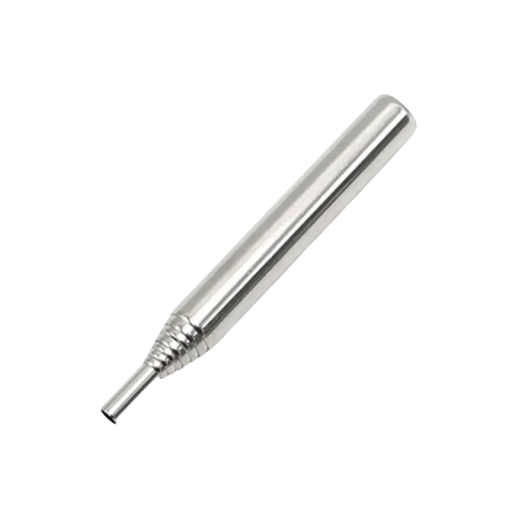 Fluier telescopic din oțel inoxidabil, 9,3-48,5 cm, pliabil, cu 8 piese, instrument de salvare de urgență pentru supraviețuire în aer liber