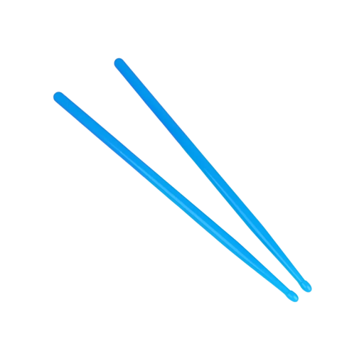 Fluorescerende bongo-sticks 41,5×1,4 cm paar drumstokken die oplichten in verschillende kleuren, bestand tegen spelen op drumstellen en muzikale optredens