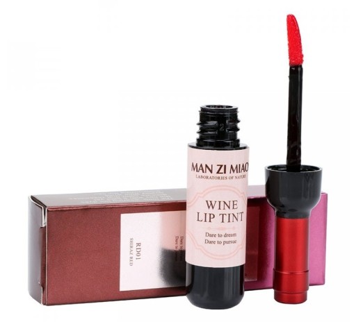 Flüssiger Lippenstift in Weinform