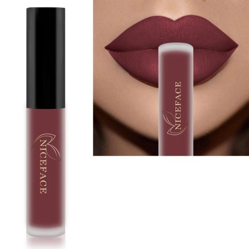 Fluweelmatte vloeibare lippenstift met waterproof effect Langhoudende lipgloss Waterdichte fluweelkleurige lippenstift