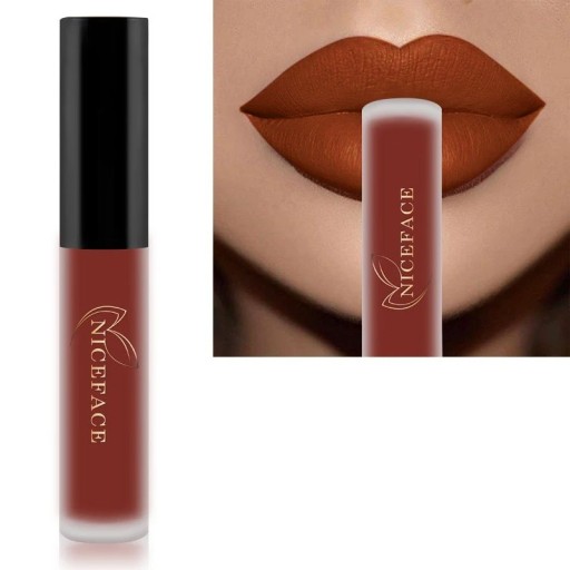 Fluweelmatte vloeibare lippenstift met waterproof effect Langhoudende lipgloss Waterdichte fluweelkleurige lippenstift