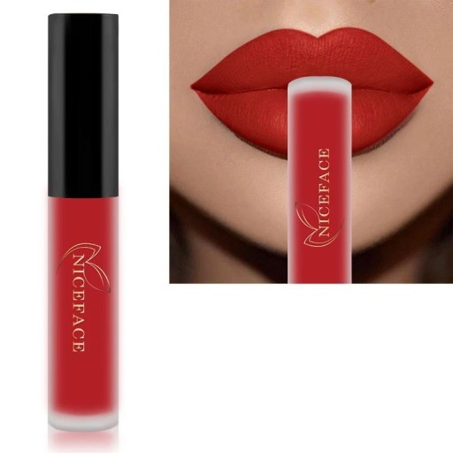 Fluweelmatte vloeibare lippenstift met waterproof effect Langhoudende lipgloss Waterdichte fluweelkleurige lippenstift