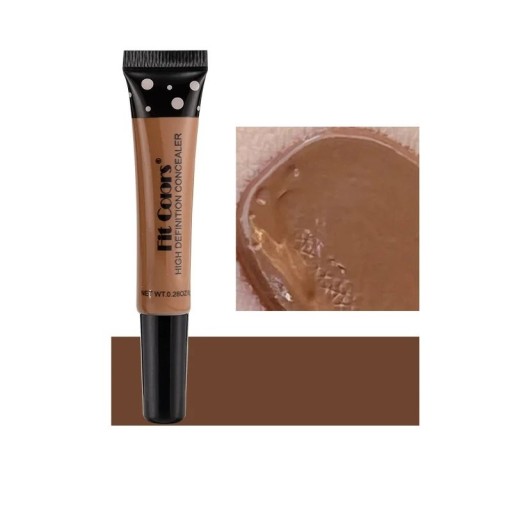 Flydende concealer til at dække ufuldkommenheder i ansigtet. Concealer med høj dækning til rande under øjnene, akne, fregner og ar. Vandfast concealer.