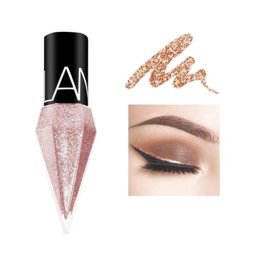 Flydende eyeliner med glimmer