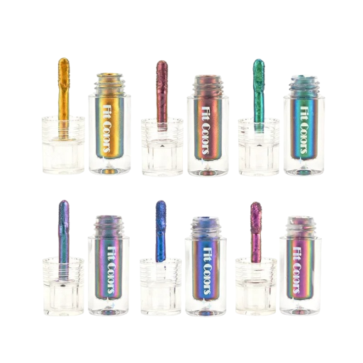 Flydende øjenskygge med metallisk effekt Flydende læbestift med metallisk effekt Skinnende øjenskygge 3 ml Universal makeup