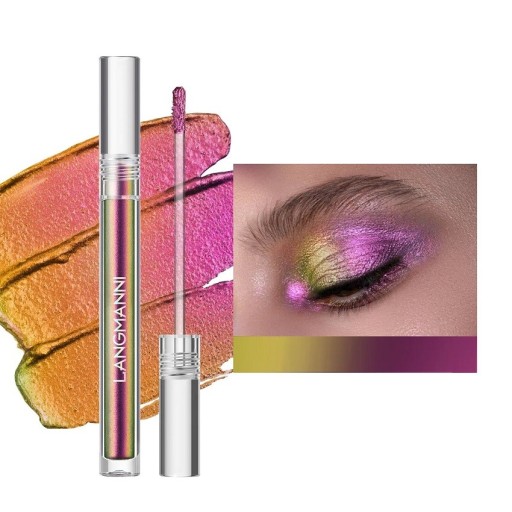 Flytande ögonskugga med metallisk effekt Glänsande flytande ögonskugga Högkvalitativ ögonmakeup