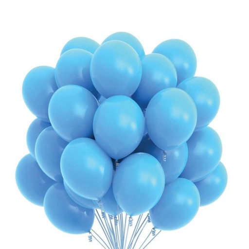 Födelsedagsballonger 25 cm 10 st T820