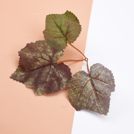 Foglie decorative artificiali 10 pz