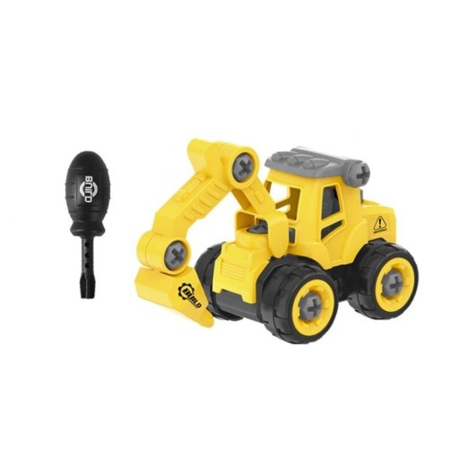 Foldbar gravemaskine med hammer