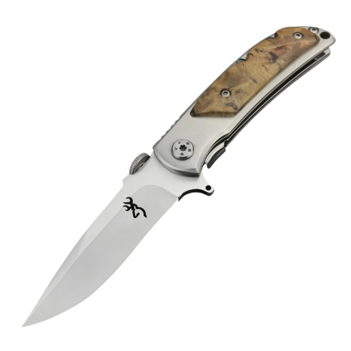 Foldekniv med kuglelejer 15 cm rustfri stålklinge EDC-lommekniv med hurtig åbning Vandring Camping Friluftsudstyr Rejser Ture
