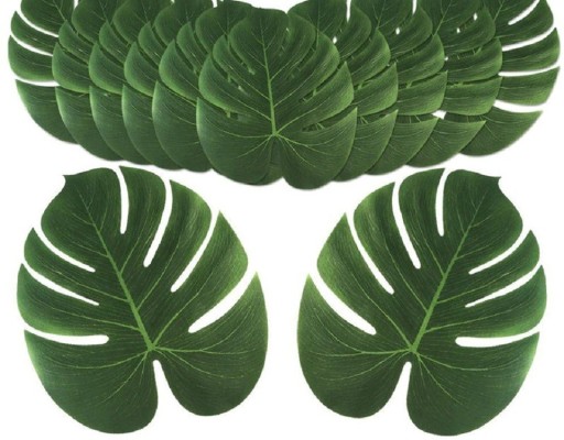 Folha artificial decorativa 12 pcs