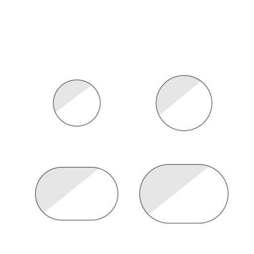 Folia przeciwdeszczowa do lusterek wstecznych 2 szt