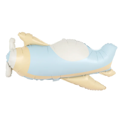 Fóliový balonek 78 x 42 cm ve tvaru letadla Party dekorace Nafukovací balon na oslavy Dětské narozeniny Výzdoba místnosti