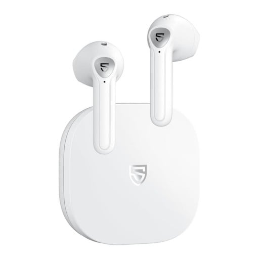 Fones de ouvido sem fios tipo pecky com caixa de carregamento para música e chamadas telefónicas Bluetooth 5.2 Microfone embutido Controlo