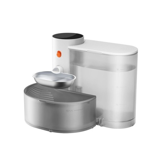 Fontaine électrique sans fil pour chats 3 l Remplissage automatique d'eau Séparation de l'eau propre et sale Jusqu'à 180 jours sur une seule charge
