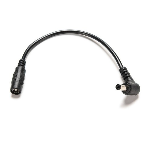 Förlängningskabel DC 5,5 x 2,1 mm F/M 12 cm