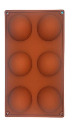 Forma de bolos com padrão redondo