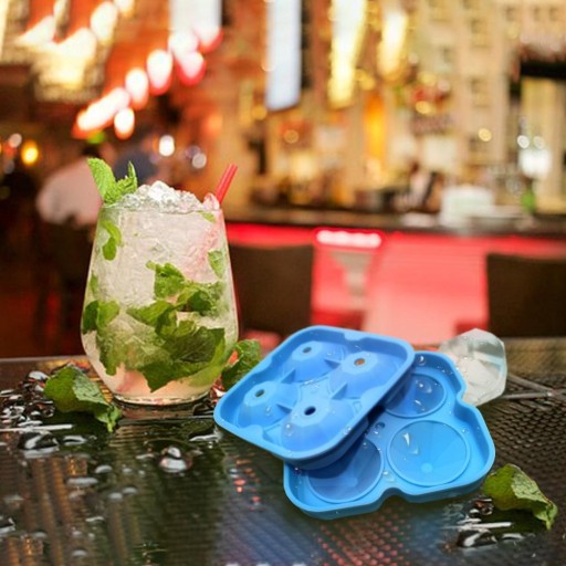 Forma de gelo com padrão de diamante