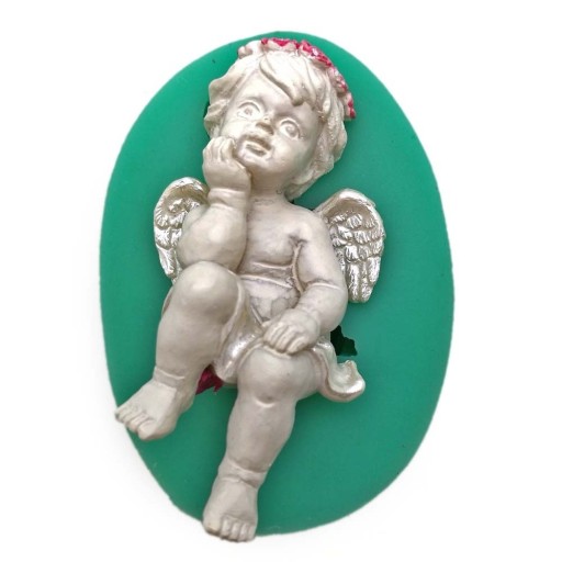 Forma de silicone 3D em forma de anjo