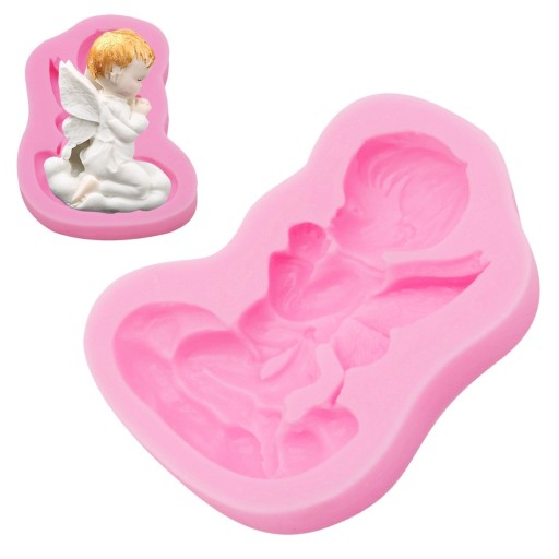 Forma de silicone anjo