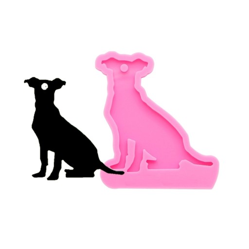 Forma de silicone cão