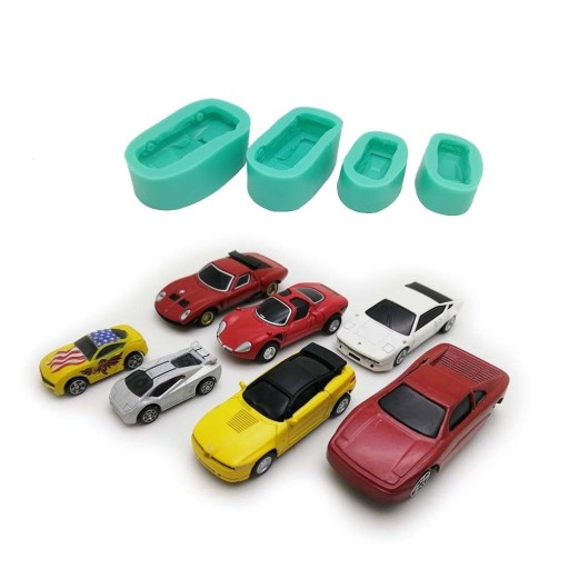 Forma de silicone para carro