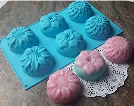 Forma de silicone para flores