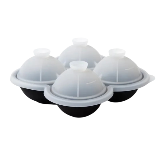 Forma de silicone para gelo 15,5×7×6 cm Grande tigela para gelo Whisky Cocktails Sumos Forma à prova de fugas Fácil de retirar Utensílio de cozinha de bar