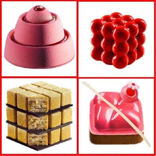 Forma de silicone para sobremesas