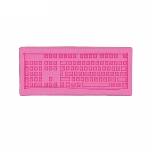 Forma de silicone para teclado
