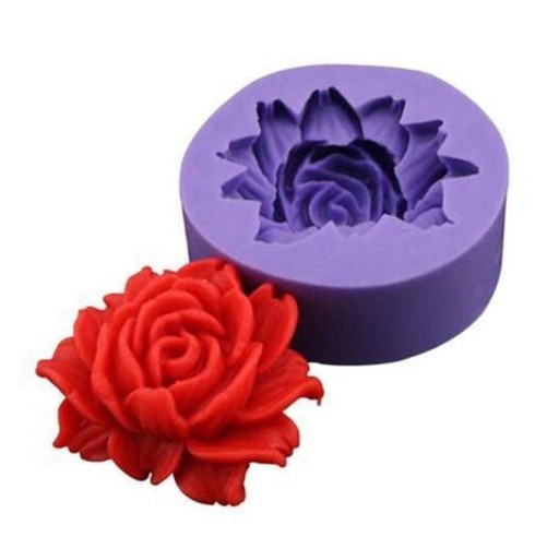 Forma de silicone rosa