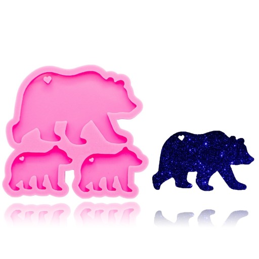 Forma de silicone urso