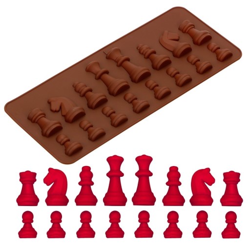 Forma na čokoládu šach