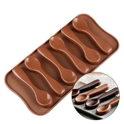 Forma para colheres de chocolate