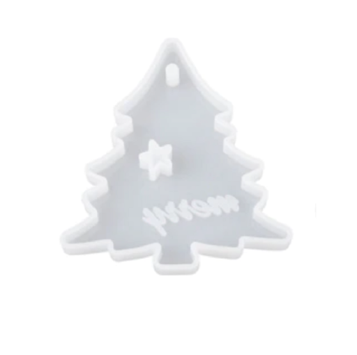 Formas de silicone para enfeites de árvore de Natal