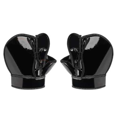 Forts manchons de moto imperméables coupe-vent unisex noirs protection des mains pour conduite par temps froid