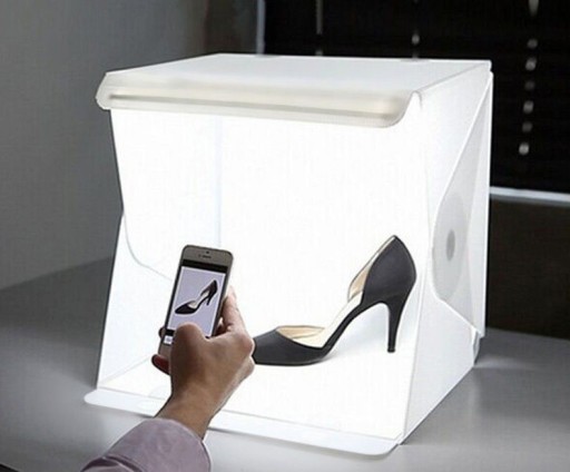 Fotoboks med LED-belysning