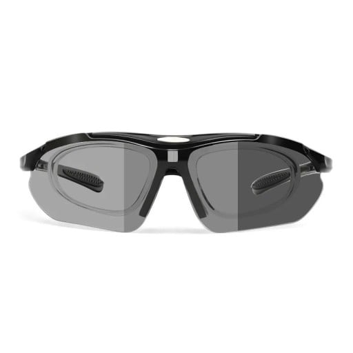 Fotochromatyczne okulary sportowe 140 mm 32 g soczewki PC Polaryzacyjne samoczerniejące Okulary rowerowe do jazdy na rowerze biegania