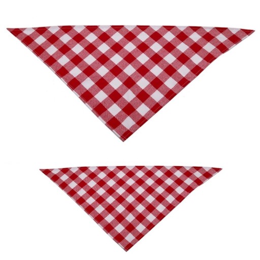 Foulard a scacchi per cani
