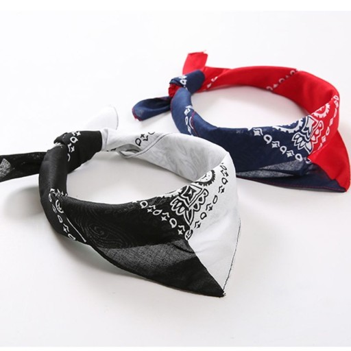 Foulard da uomo bicolore