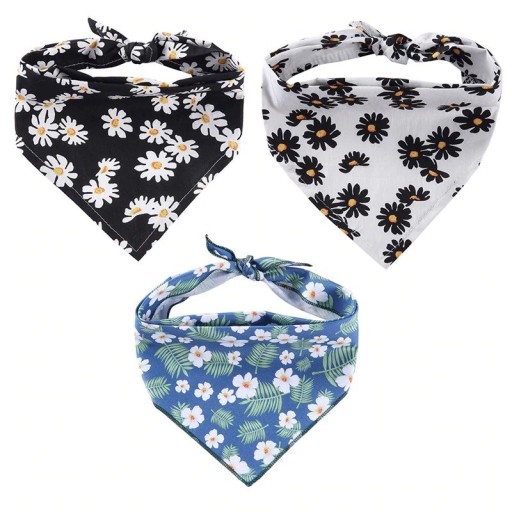 Foulard per cani con fiori