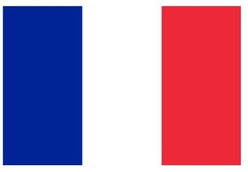 Franciaország zászlaja 60 x 90 cm