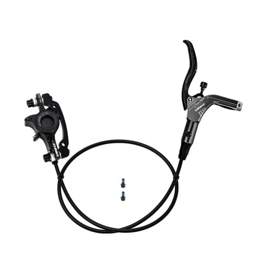 Freno de disco hidráulico delantero derecho de 800 mm sistema de aceite bidireccional 22,2 mm manillar conjunto completo para bicicleta