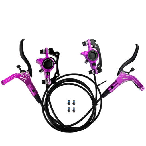 Frenos de disco hidráulicos set delantero 800 mm y trasero 1400 mm sistema de aceite bidireccional 22,2 mm manillar para bicicleta