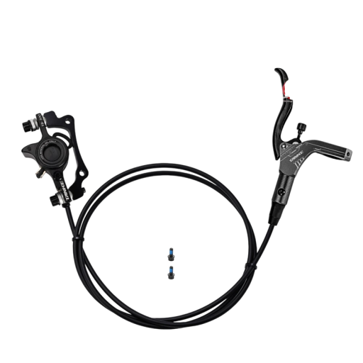 Frenos de disco hidráulicos traseros derechos 1400 mm sistema de aceite bidireccional manillar de 22,2 mm juego completo para bicicleta
