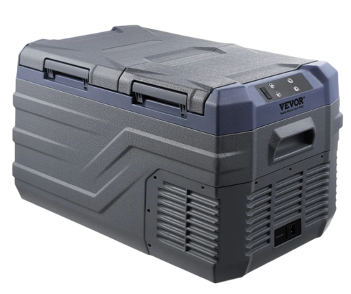 Frigorifero portatile 25 l 618×376×372 mm blu grigio compatto per auto per viaggi campeggio e lunghi tragitti